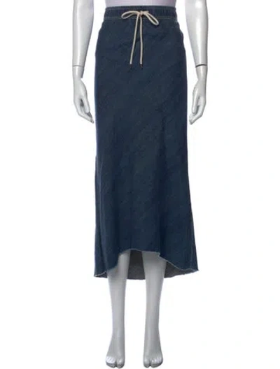 Pre-owned James Perse Long Skirt In Blue