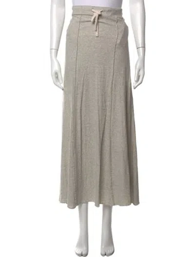 Pre-owned James Perse Long Skirt In Gray
