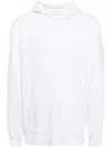 James Perse Long-sleeve Cotton Hoodie In 白色