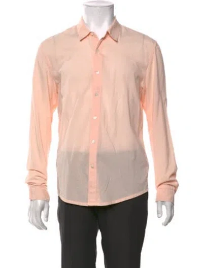 Pre-owned James Perse Long Sleeve Dress Shirt In Brown