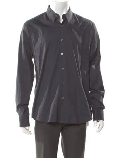 Pre-owned James Perse Long Sleeve Dress Shirt In Gray