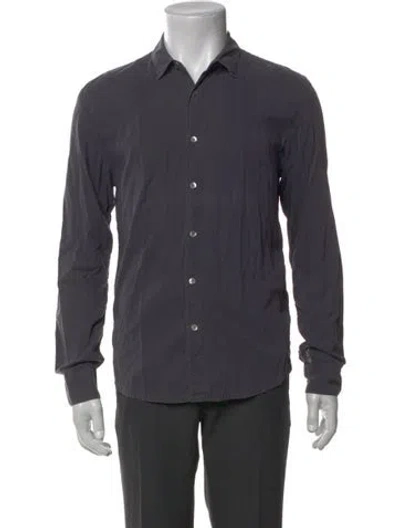 Pre-owned James Perse Long Sleeve Dress Shirt In Gray