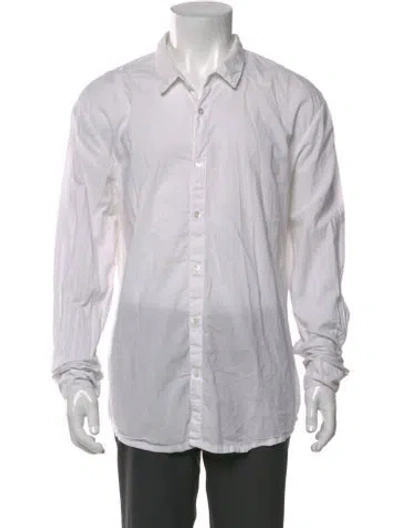 Pre-owned James Perse Long Sleeve Dress Shirt In Gray