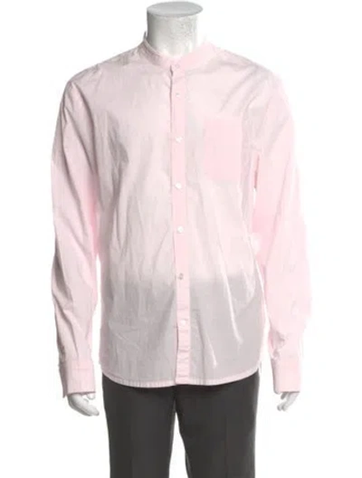 Pre-owned James Perse Long Sleeve Dress Shirt In Pink