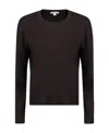 James Perse Long-sleeve Fitted Top In Brown