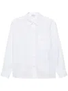 James Perse Long-sleeve Linen Shirt In White