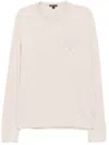James Perse Long Sleeve Pocket T-shirt In Neutrals