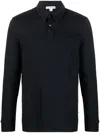 James Perse Long-sleeve Polo Shirt In Blue