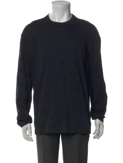 Pre-owned James Perse Long Sleeve Shirt In Black