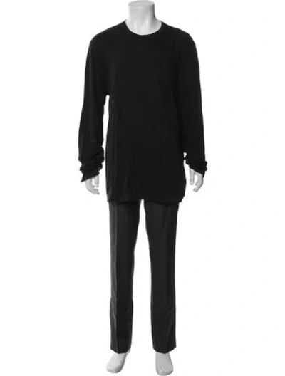 Pre-owned James Perse Long Sleeve Shirt In Black
