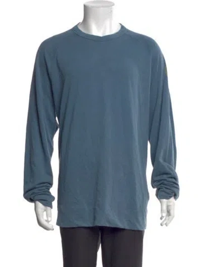 Pre-owned James Perse Long Sleeve Shirt In Blue