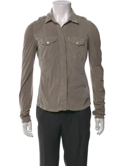 Pre-owned James Perse Long Sleeve Shirt In Neutrals