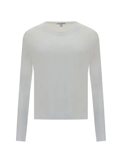 James Perse Long-sleeve Shirt In Wht