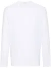 James Perse Klassisches Langarmshirt In Weiss