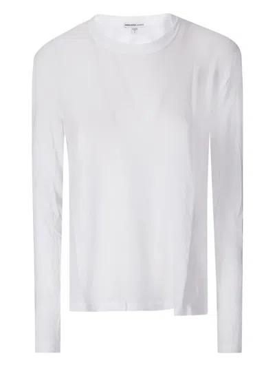 James Perse Long-sleeve T-shirt In White