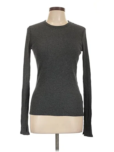 Pre-owned James Perse Long Sleeve T-shirt In Gray