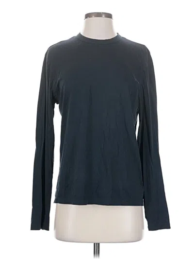 Pre-owned James Perse Long Sleeve T-shirt In Gray