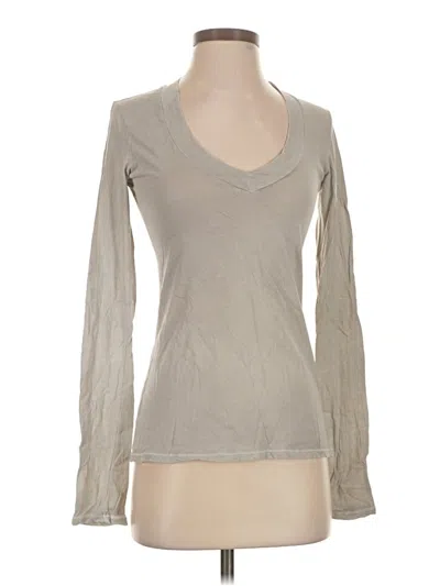 Pre-owned James Perse Long Sleeve T-shirt In Gray