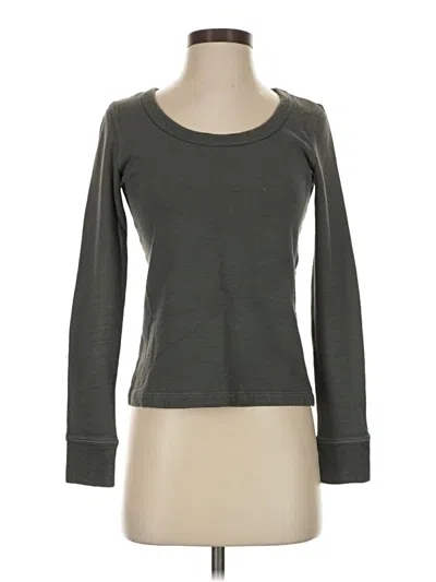 Pre-owned James Perse Long Sleeve T-shirt In Gray