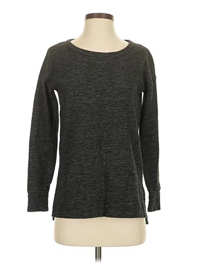 Pre-owned James Perse Long Sleeve T-shirt In Gray