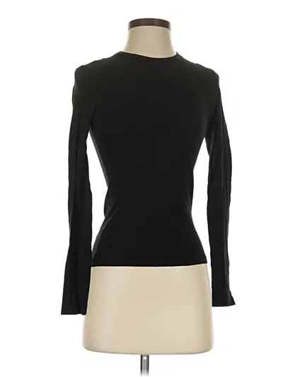 Pre-owned James Perse Long Sleeve Turtleneck In Black