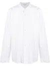 James Perse Long-sleeved Cotton Shirt In White