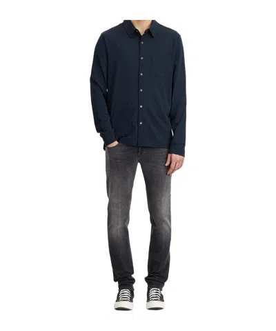 James Perse Long-sleeved Shirt In Black