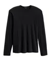 James Perse Long-sleeved T-shirt In Black