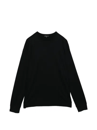 James Perse Loopback Supima Cotton-jersey Sweatshirt In Black
