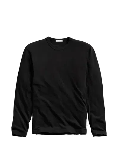 James Perse Long-sleeve T-shirt In Black