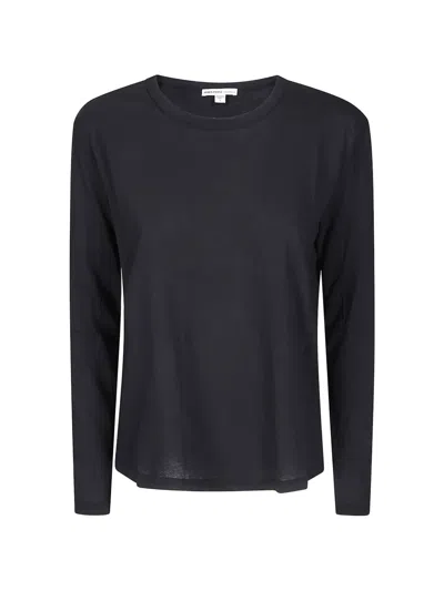 James Perse Long-sleeve T-shirt In Black