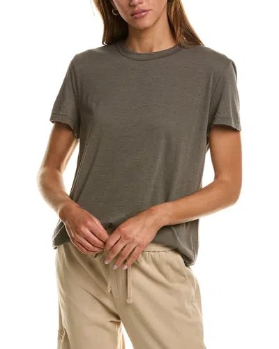 James Perse Lotus Jersey T-shirt In Grey