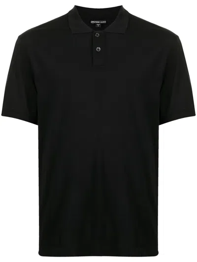 James Perse Lotus Polo Shirt In Black