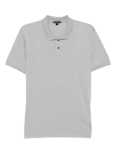 James Perse Lotus Polo Shirt In Gray