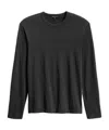 James Perse Long-sleeved T-shirt In Black