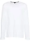 James Perse Long-sleeve Cotton T-shirt In White
