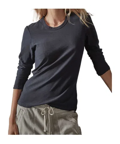 James Perse 'ls Crex' T-shirt In Black