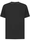 James Perse Charcoal-colored Crew-neck T-shirt In Carbone