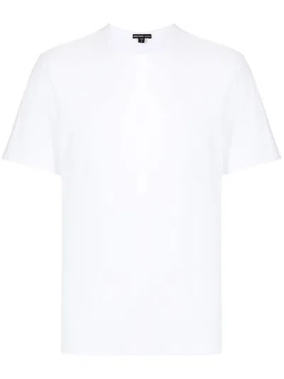 James Perse Luxe Lotus Jersey T-shirt In White