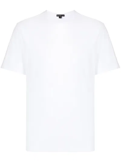 James Perse Luxe Lotus Jersey T-shirt In White