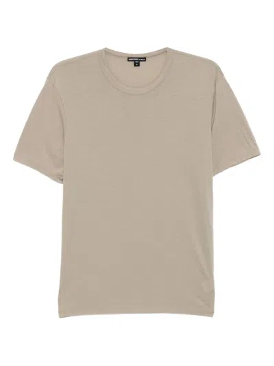 James Perse Luxe Lotus T-shirt In Brown