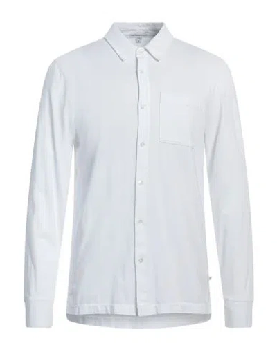 James Perse Man Shirt White Size 2 Cotton