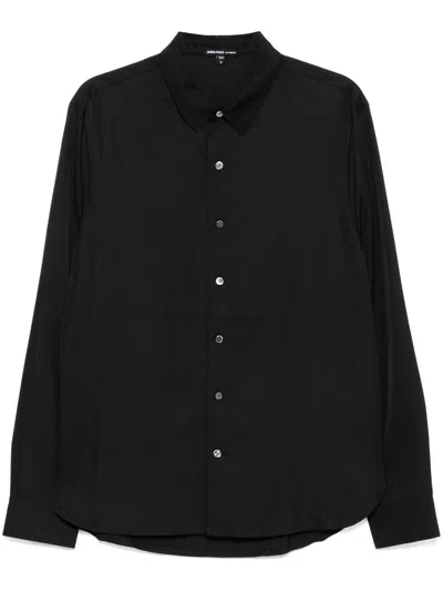 James Perse Matte Cabana Hemd In Schwarz