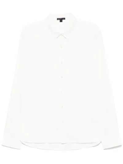 James Perse Matte Cabana Langarmshirt In Weiss