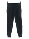James Perse Mixed Media Pants In Blue
