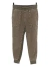James Perse Media Trousers In Green