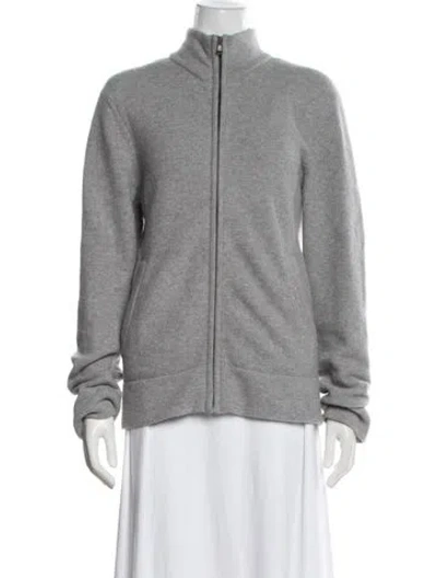 Pre-owned James Perse Merino Wool Jacket In Gray