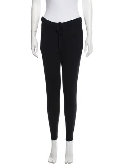 Pre-owned James Perse Merino Wool Sweatpants In Black