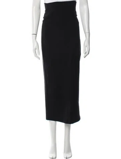 Pre-owned James Perse Midi Length Skirt In Black