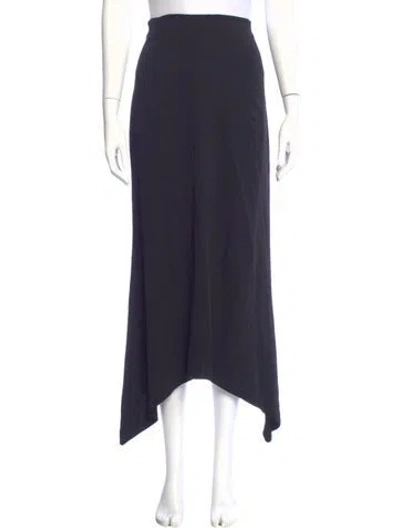 Pre-owned James Perse Midi Length Skirt In Blue